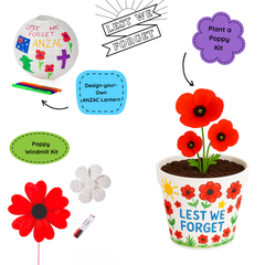 ANZAC Day Craft Kit 2 - 10 Pack ($12.95 per child)