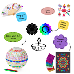 Diwali Craft Kit - 10 Pack ($9.55 per child)