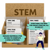 The 8 Week Activity STEM Box - Kit for 30 Kids