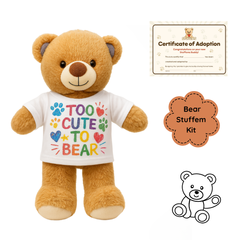 Stuffem Bear Kit - Light Brown Plush - 10 Pack ($9.55 per child)