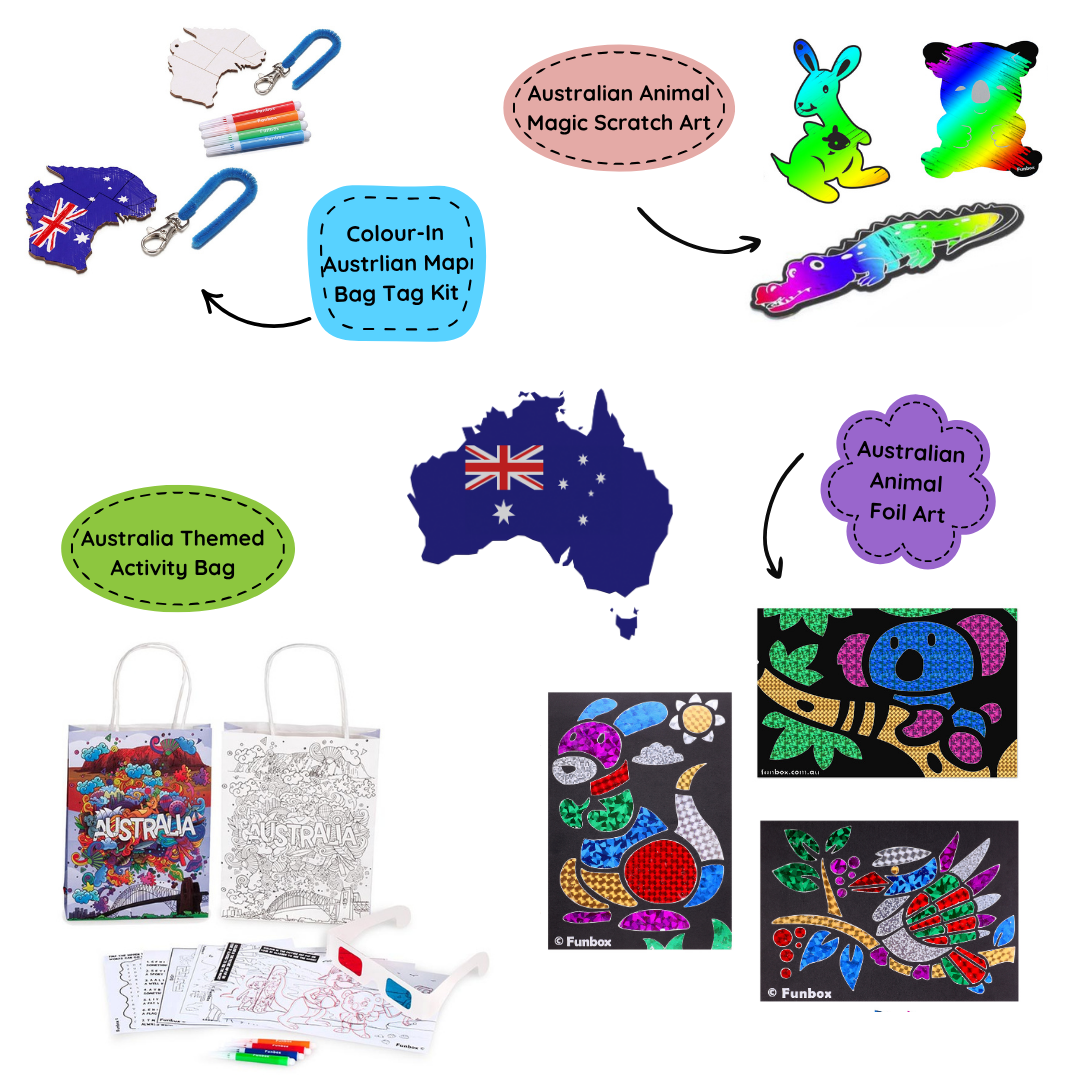 Australia Day Craft Kit 1 - 10 Pack ($7.95 per child)