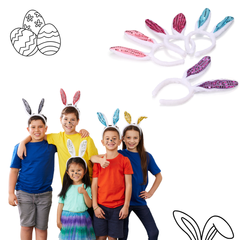 Easter Bunny Ears Headband - Bulk 250 units ($1.50 per child)