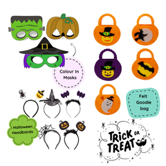 Halloween Trick or Treat Craft Kit - 10 Pack ($6.95 per child)