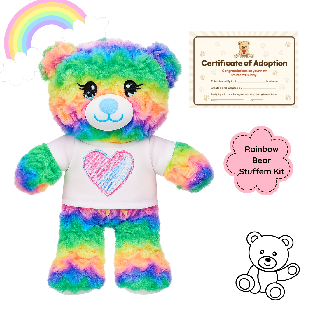 Rainbow Bear Stuffem Kit - 10 Pack ($9.55 per child)